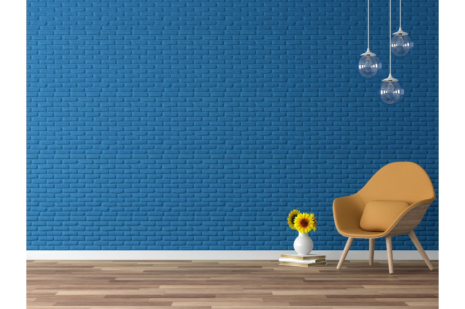 mooie vloer met plinten