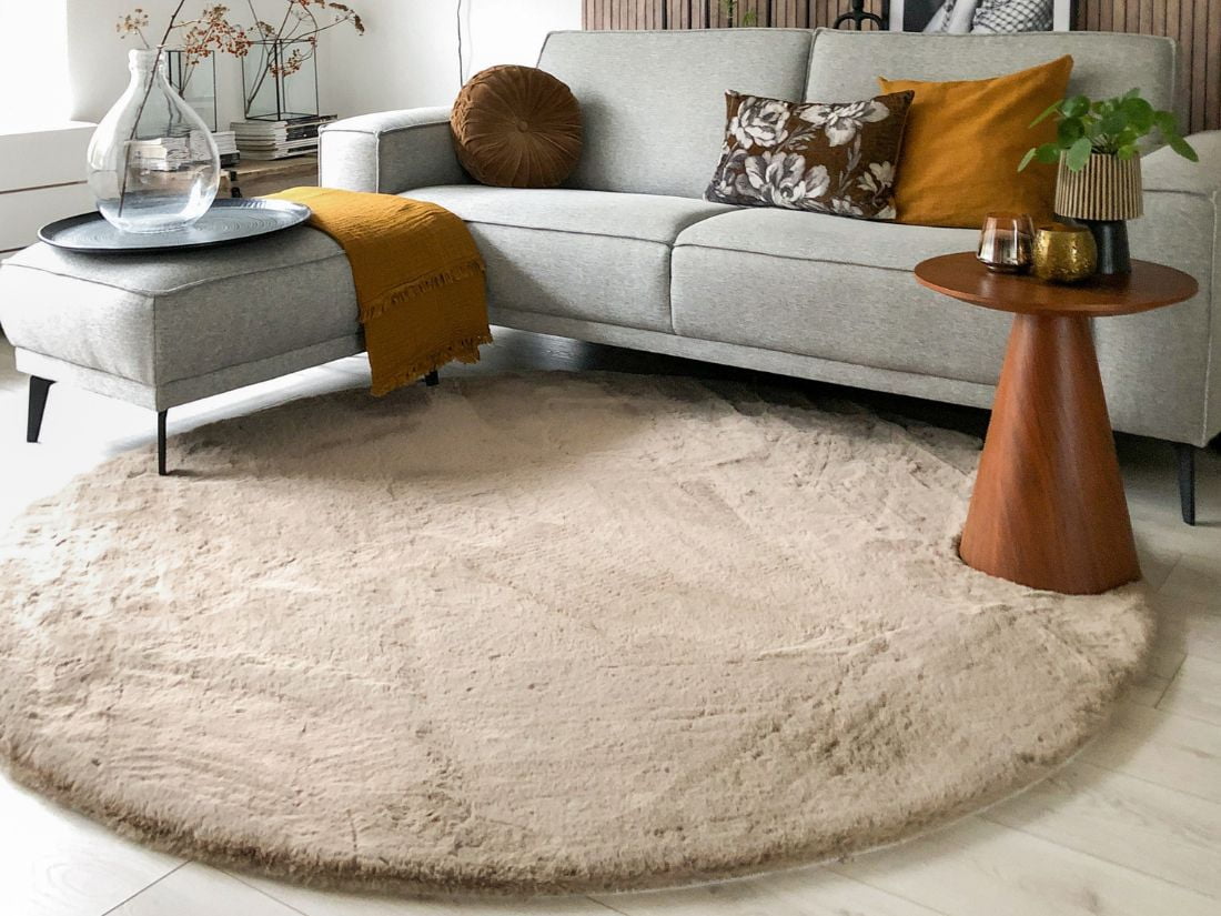 het ronde vloerkleed