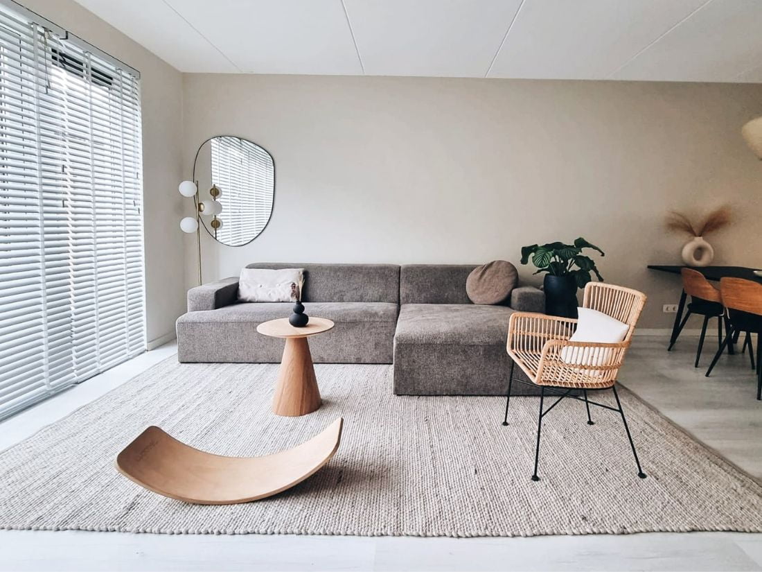 het ronde vloerkleed