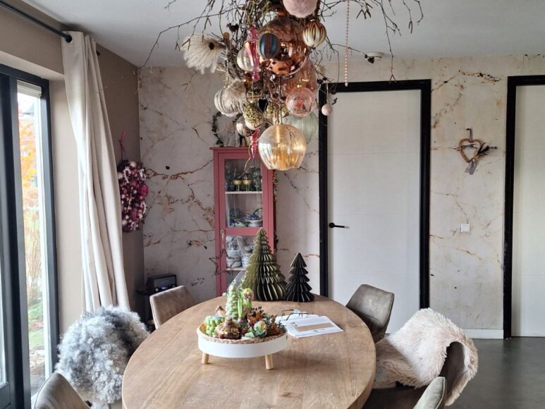 kerstdecoratie tafel