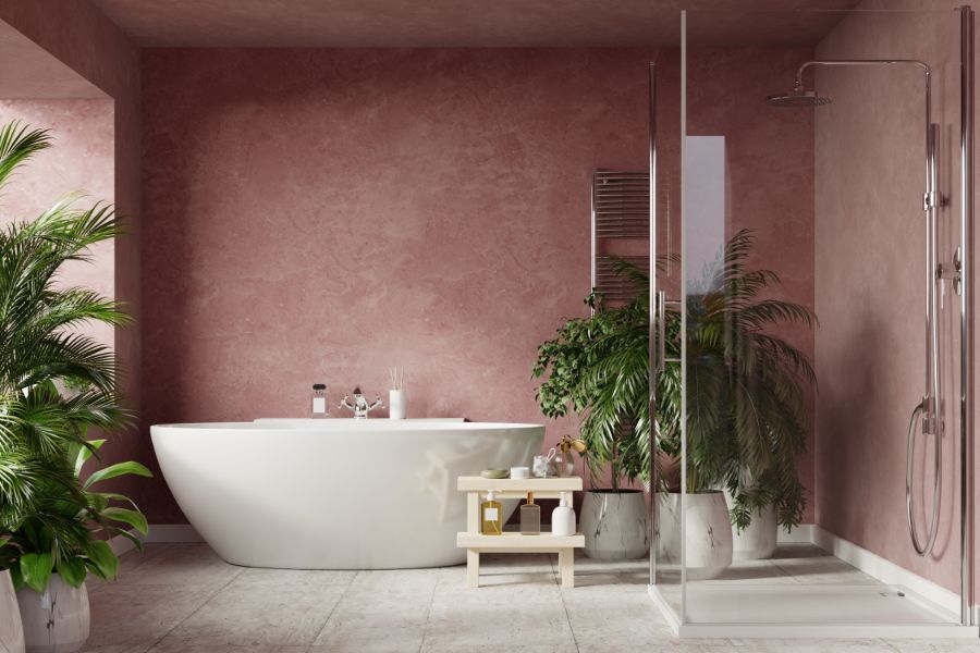 Badkamer wand