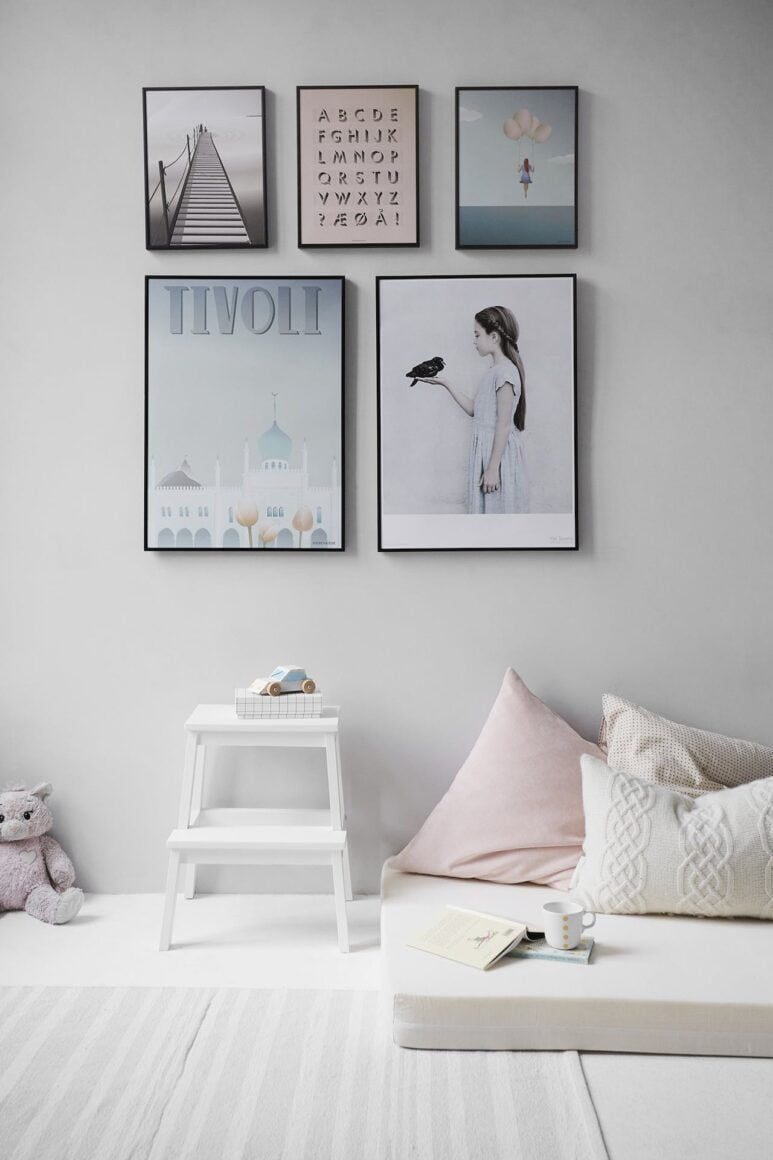 foto wand decoreren slaapkamer