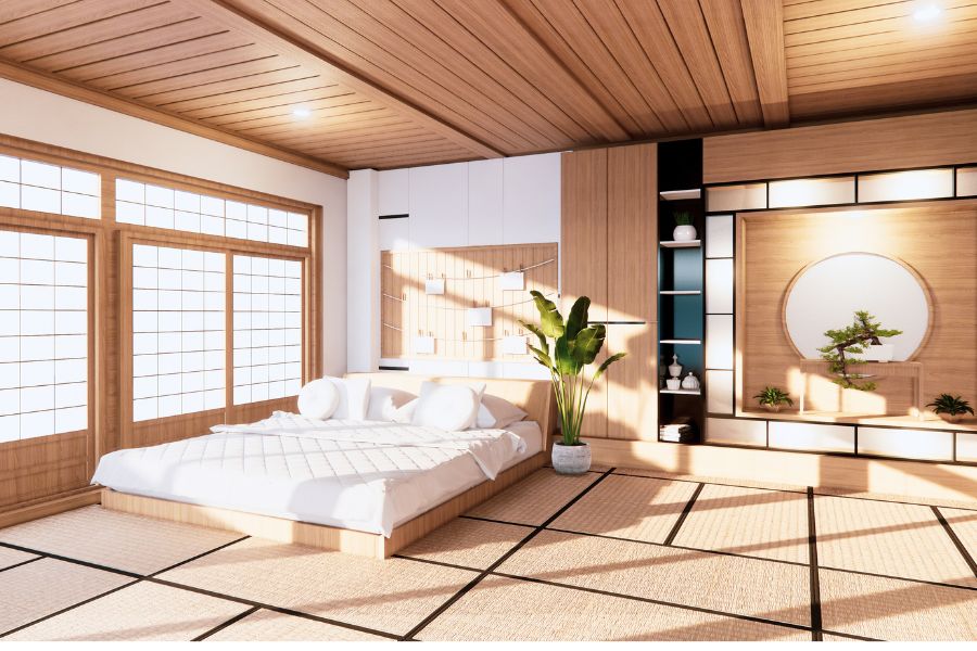 slaapkamer zen inrichten