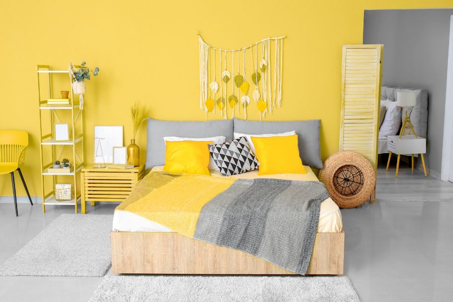 verf slaapkamer muur