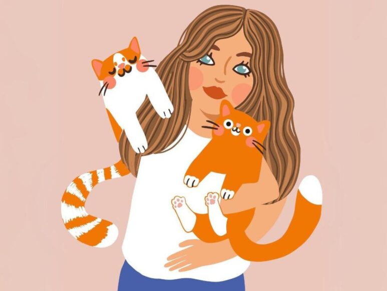 Cat mom