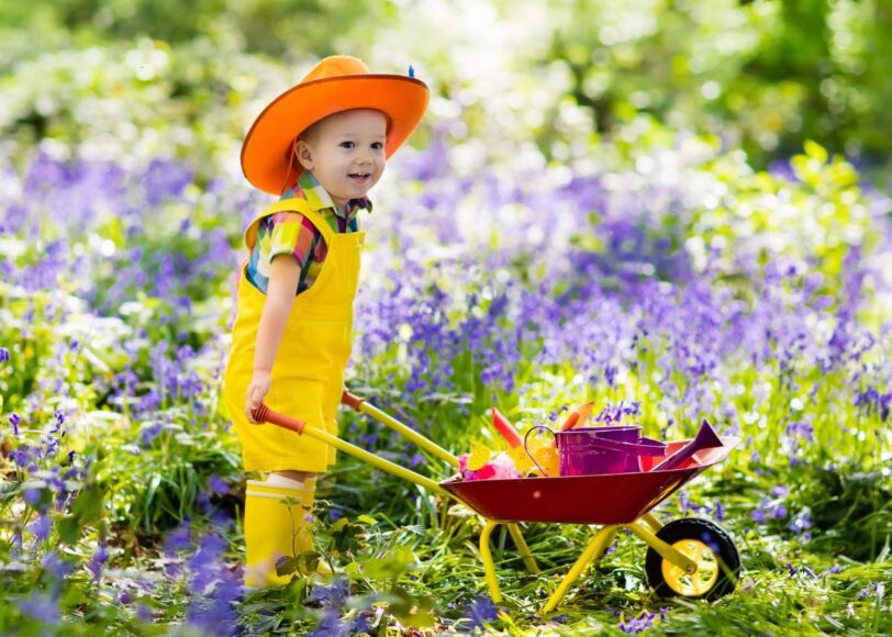 leuke tuin voor kinderen