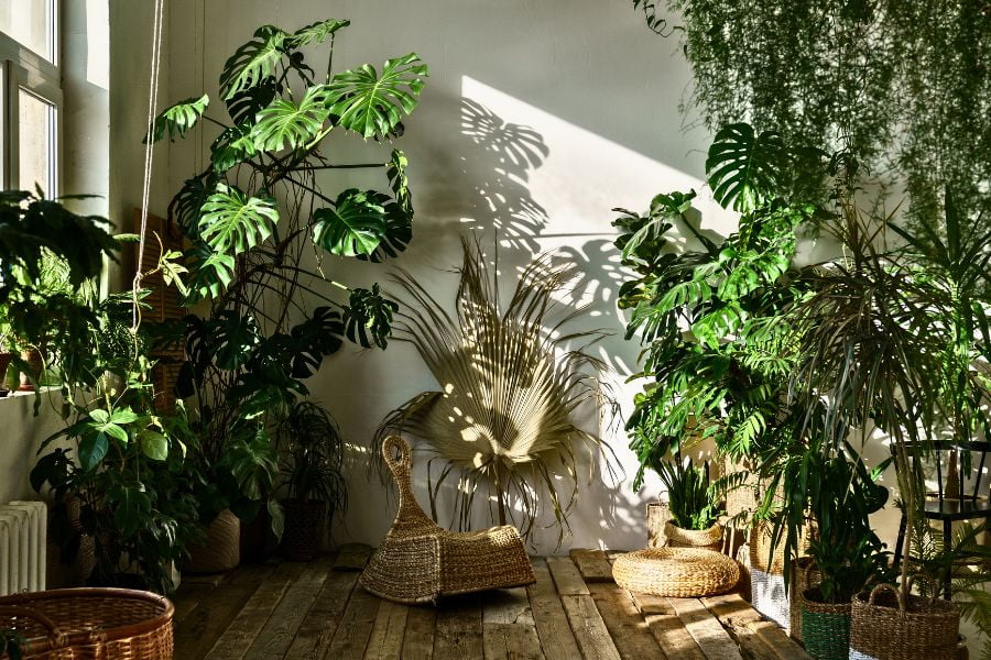 urban jungle woonkamer