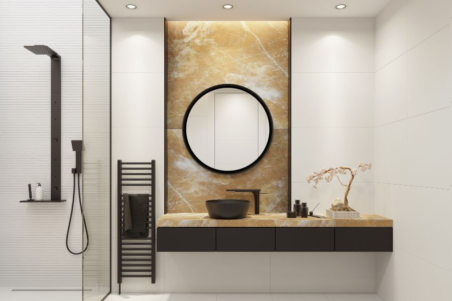 Hotel chique badkamer