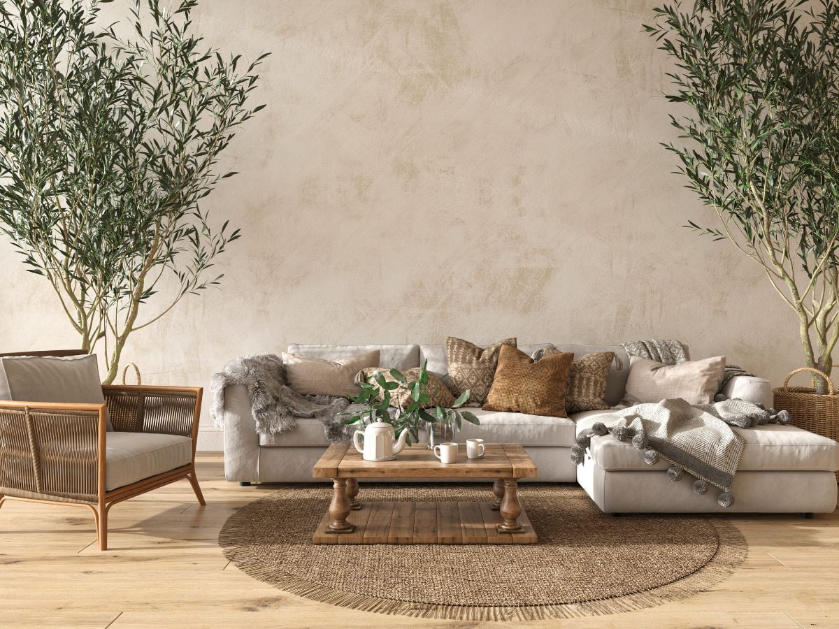 Rustiek Scandinavisch interieur