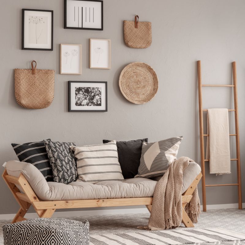 Scandinavische kleuren interieur