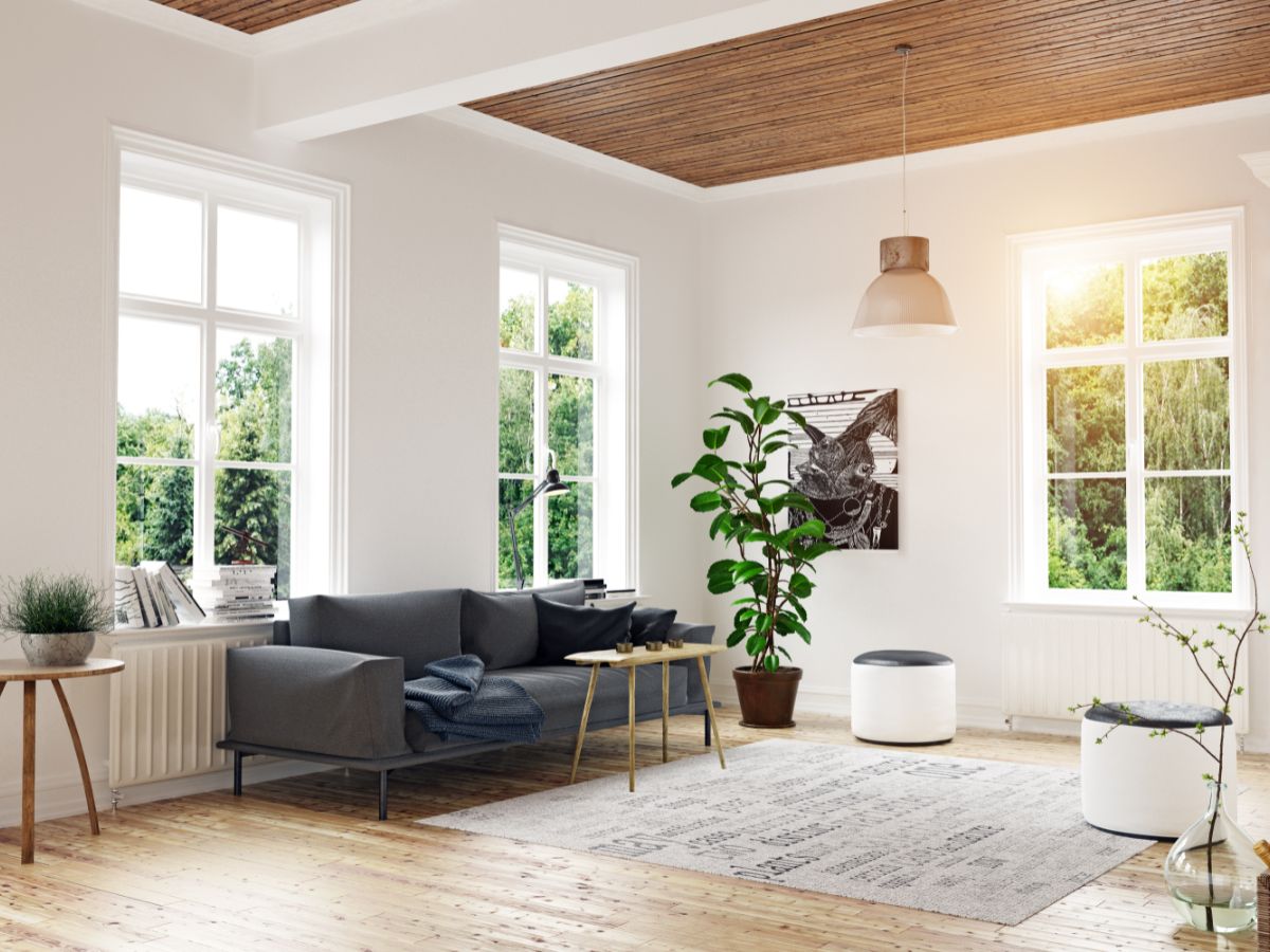 Scandinavische stijl woonkamer