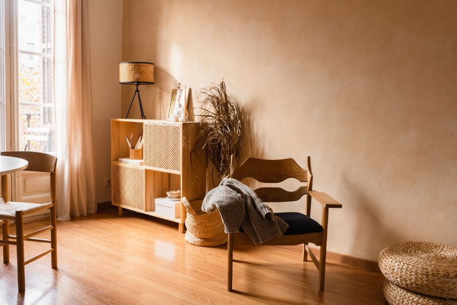 Scandinavische stijl woonkamer