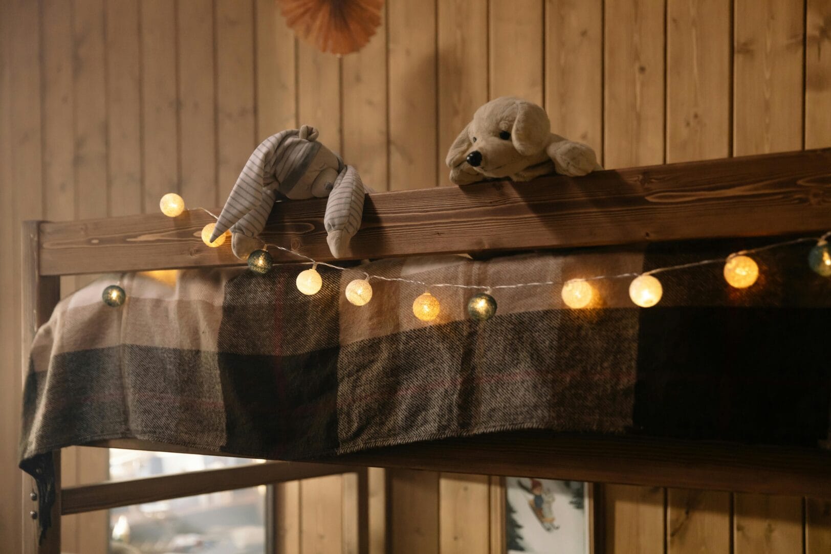 Kerstdecoratie in plaats van kerstboom