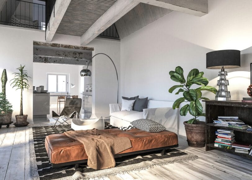 Industrieél interieur woonkamer