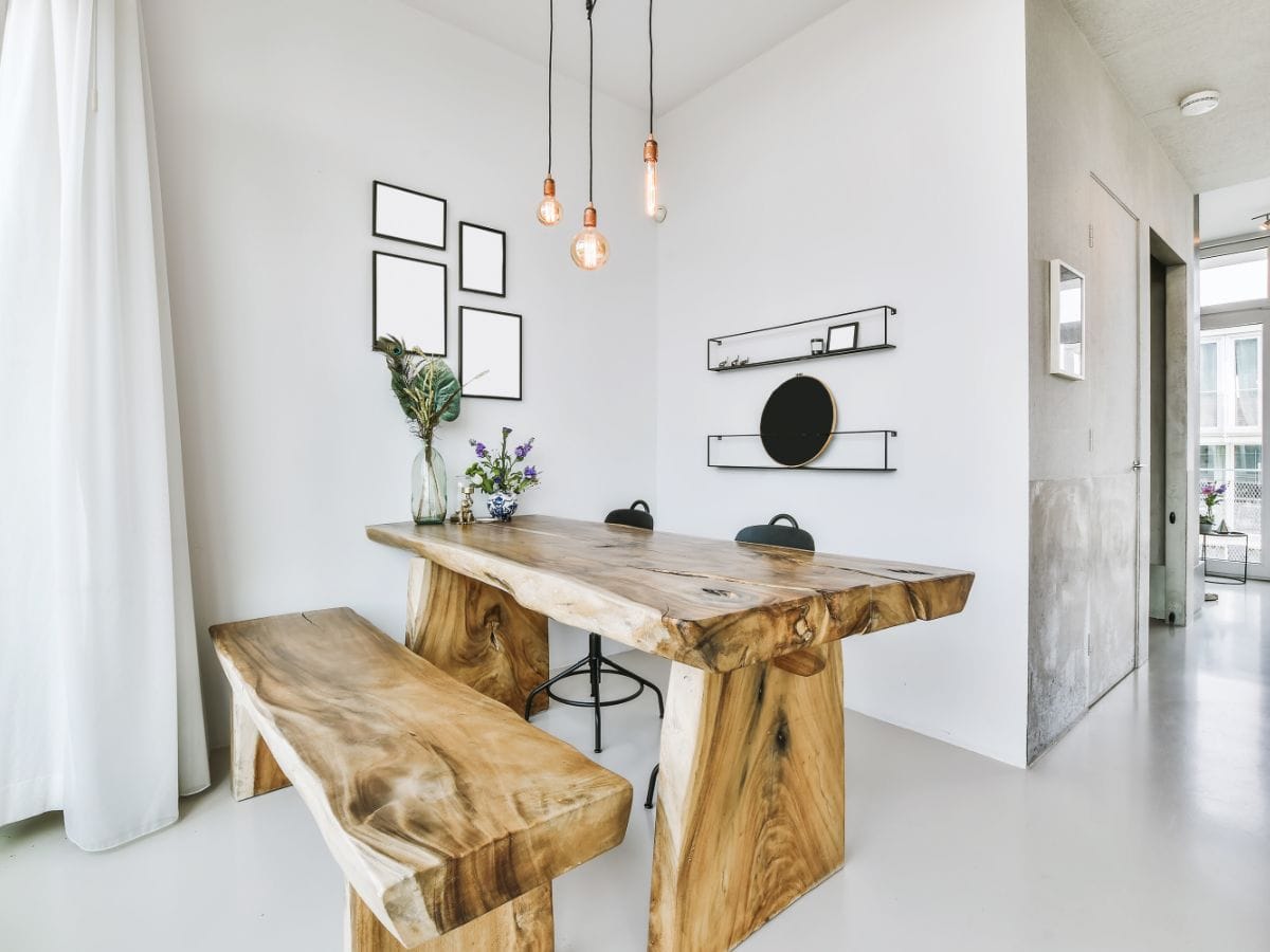 Warme sfeer eetkamer