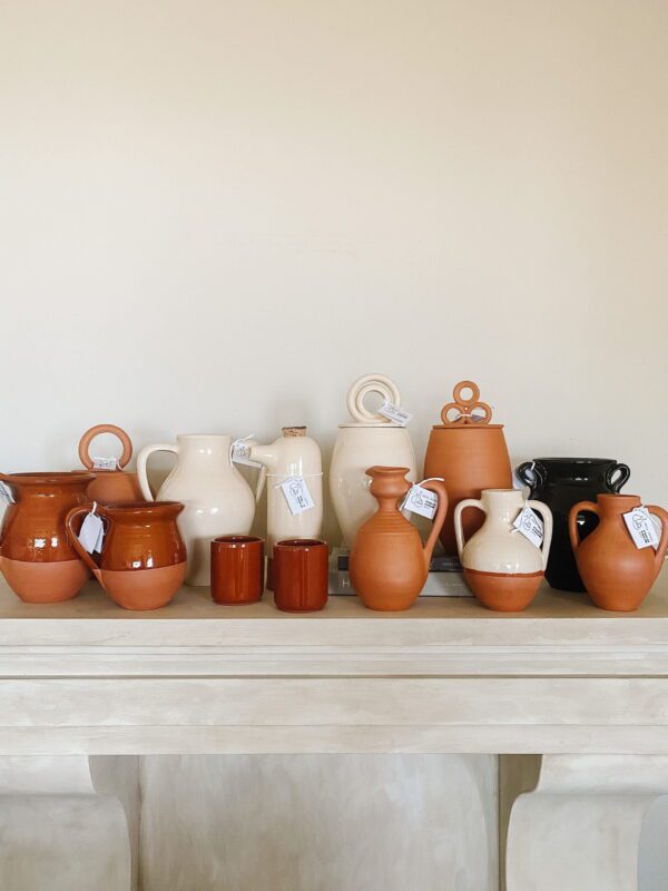 Witte Terracotta Pot - Afbeelding 5