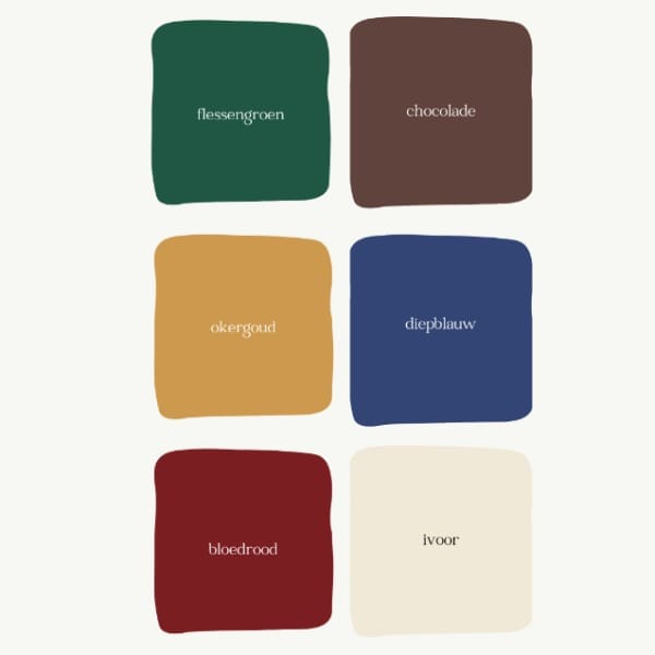 authentieke kleuren