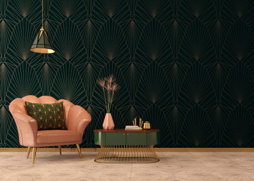 Art Deco behang