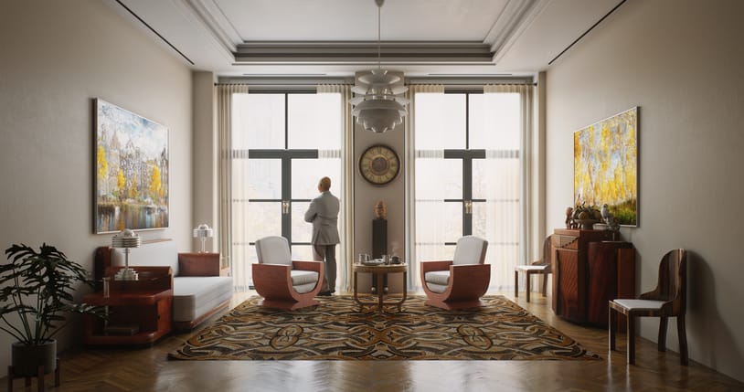 Art Deco vloerkleden