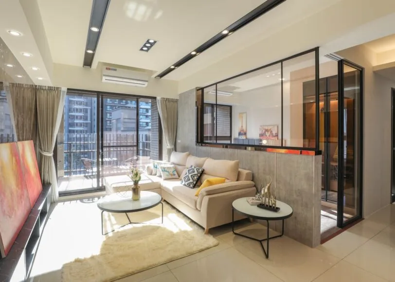 Gids schuifdeur interieur