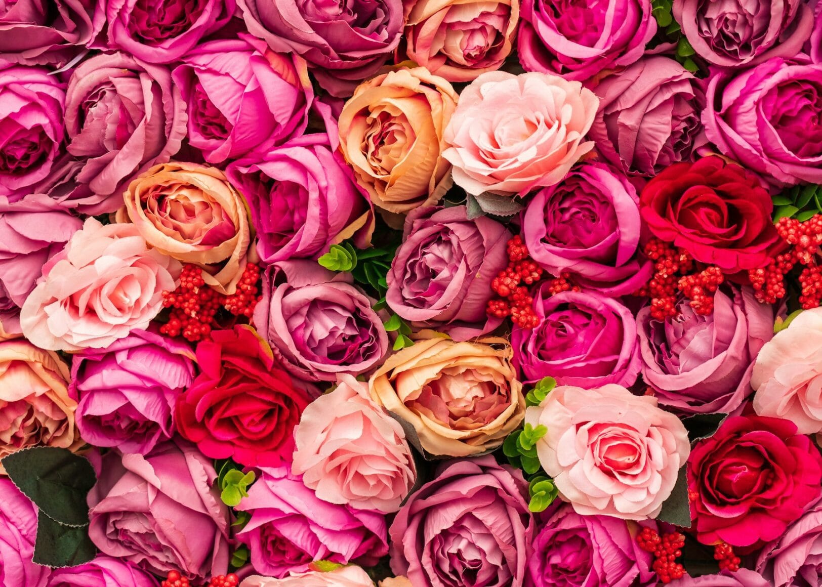 Zijden bloemen seizoenen