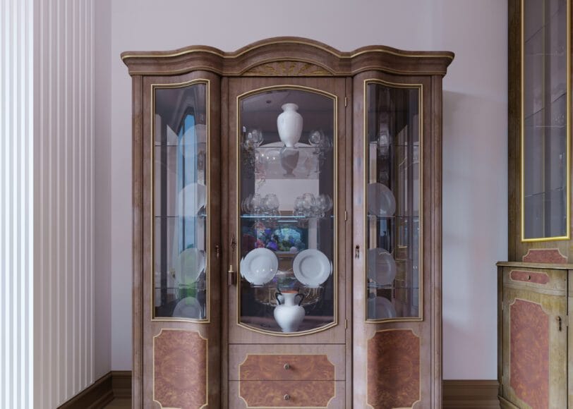 Art Deco vitrinekast