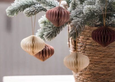 Bruine kerstdecoratie1